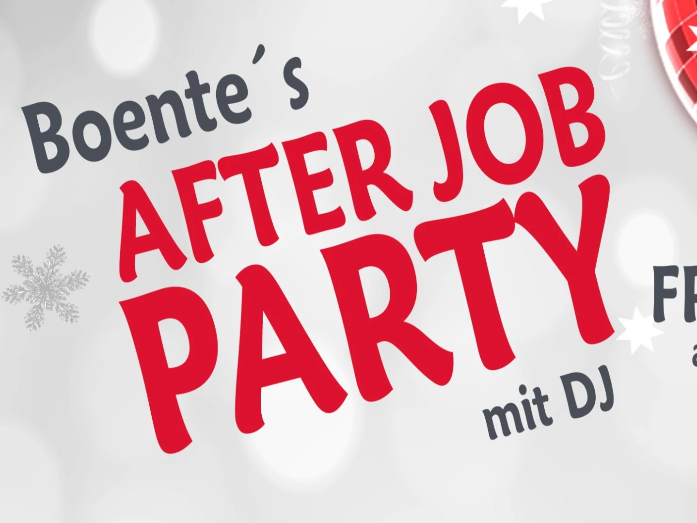 Boente's After Job Party